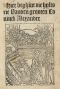 [Gutenberg 63994] • Hier beghint die hystorie Vanden grooten Coninck Alexander